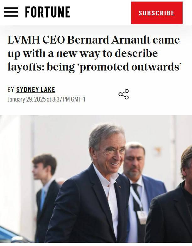 Бернар Арно рассказал, как увольняет сотрудников в холдинге LVMH qhtikeiruidzkmp