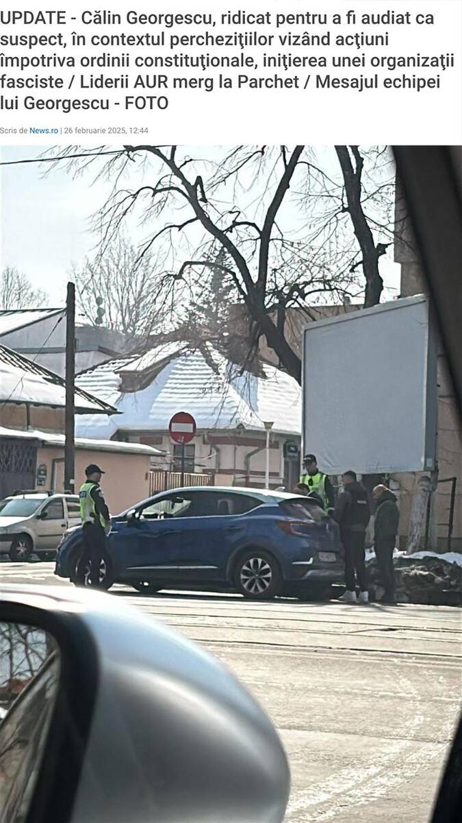 Румынский кандидат Джорджеску подозревается в создании фашистской организации qkeidexidzqikxkmp
